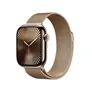 Apple Watch Series 10 LTE 42mm Gold Titangehäuse mit Gold Milanese Loop