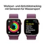 Apple Watch Series 10 LTE 46mm Rose Gold Aluminiumgehäuse mit Plum Sport Loop