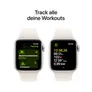Apple Watch SE GPS + Cellular 40mm Alu Polarstern Sportarmband Polarstern - S/M