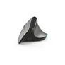 Hama 00182691 Ergonomische Vertikalmaus EMW-700, wiederaufladbar, Multi Device, Anthra.