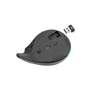 Hama 00182691 Ergonomische Vertikalmaus EMW-700, wiederaufladbar, Multi Device, Anthra.