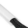 Hama 00220984 Kabelkanal, selbstklebend, halbrund, 100 x 7 x 2,1 cm, PVC, Weiß