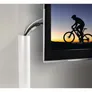 Hama 00220984 Kabelkanal, selbstklebend, halbrund, 100 x 7 x 2,1 cm, PVC, Weiß