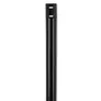 Hama 00220990 Alu-Kabelkanal, halbrund, 110 x 3,3 x 1,8 cm, Schwarz