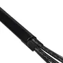 Hama 00220990 Alu-Kabelkanal, halbrund, 110 x 3,3 x 1,8 cm, Schwarz