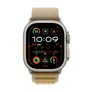 Apple Watch Ultra 2 LTE 49mm Titanium Natur Gehäuse mit Mandel Alpine Armband - L