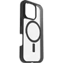 OtterBox React MagSafe Apple iPhone 16 Pro Black Crystal - clear/black