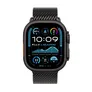 Apple Watch Ultra 2 LTE 49mm schwarzes Titan Gehäuse mit schwarzem Titan Milanese Armband - S