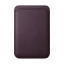 Apple Original iPhone Feingewebe Wallet mit MagSafe - Brombeere
