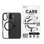 CARE by PanzerGlass® Flagship Case Transparent Urban Combat m. Schwarz Rahmen & MagSafe iPhone 16