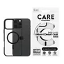 CARE by PanzerGlass® Flagship Case Transparent Urban Combat m. Schwarz Rahmen & MagSafe iPhone 16 Pro Max