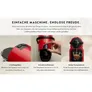 Nespresso Kaffeekapselmaschine Krups XN1005 INISSIA Rot