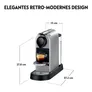 Nespresso Kaffeekapselmaschine Krups XN741B CitiZ Silber