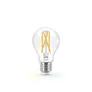 WiZ 60W E27 Standardform Filament Clear (TW) Doppelpack