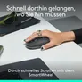 Logitech POP Icon Combo Grafit - Bluetooth®-Tastatur-Maus-Set, Multi-Device, 15 anpassbare Tasten mit der Logi Options+ App