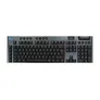 Logitech G915 X LIGHTSPEED Tactile-Switches, Schwarz, Tri-Mode-Konnektivität, KEYCONTROL, mechanische GL-Schalter und LIGHTSYNC RGB