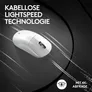Logitech PRO X Superlight 2 Weiß, Kabellose LIGHTSPEED Technologie, Hero 2 Sensor, 44.000 DPI, 8000Hz (0.125ms) Melderate, 60 g