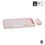 Logitech POP Icon Combo Rosé - Bluetooth®-Tastatur-Maus-Set, Multi-Device, 15 anpassbare Tasten mit der Logi Options+ App