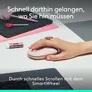 Logitech POP Icon Combo Rosé - Bluetooth®-Tastatur-Maus-Set, Multi-Device, 15 anpassbare Tasten mit der Logi Options+ App