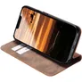 JT Berlin Echtleder BookCase Tegel Apple iPhone 16 Plus cognac