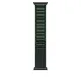 Apple Watch Alpine Loop Armband für Watch Ultra 49mm Dunkelgrün / Titan schwarz (M)