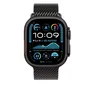 Apple Watch Milanese Armband für Watch Ultra 49mm Titan Schwarz (L)