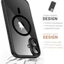 JT Berlin BackCase Pankow Hybrid MagSafe Apple iPhone 16 schwarz/transparent