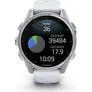 Garmin Fenix 8 - 43 mm AMOLED Steinweiss/Silber