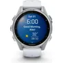 Garmin Fenix 8 - 43 mm AMOLED Steinweiss/Silber