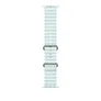 Apple Watch Ocean Armband für Watch Ultra 49mm Kristallblau / Titan Natur (One Size)