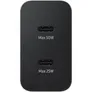 Samsung Schnellladegerät 50W Power Duo + 5A Kabel PD USB-C T5020 Schwarz