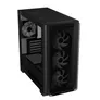ASUS A23 Plus TG ARGB Micro-ATX Gaming Gehäuse mit Seitenfenster schwarz