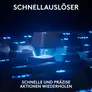 Logitech PRO X TKL RAPID Schwarz , Kabelgebundene Gaming-Tastatur, Magnetische Analog-Switches, Rapid-Trigger, LIGHTSYNC RGB-Beleuchtung, KEYCONTROL, 1 ms Melderate