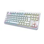 uRage 00217819 Gaming-Keyboard Exodus 220 TKL, Weiß, QWERTZ DE