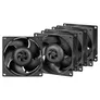 ARCTIC S8038-10K Server Lüfter 80mm 4er Pack schwarz