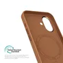 Vonmählen Like Leather Case für iPhone 16 Plus braun