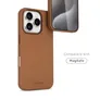 Vonmählen Like Leather Case für iPhone 16 Pro braun