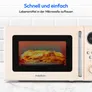 Medion MD15000 Retro Mikrowelle Solo beige 800W 20L