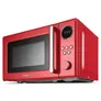 Medion MD15000 Retro Mikrowelle Solo rot 800W 20L