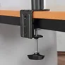 Hama 00118494 Monitorhalterung, 2 Monitore, höhenverstellbar, schwenk-/neigbar, 13“ - 35