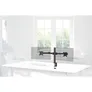 Hama 00118494 Monitorhalterung, 2 Monitore, höhenverstellbar, schwenk-/neigbar, 13“ - 35