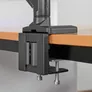 Hama 00118497 Monitorhalterung, mit Gasfeder höhenverstellbar, schwenk-/neigbar, 13-35