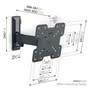 Vogel`s COMFORT TVM 3225 Wandhalterung Schwenkbare bis 43 Zoll
