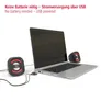 Hama 00173131 Notebook-Lautsprecher "Sonic Mobil 183", Schwarz/Rot