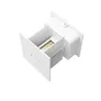 Hama 00176607 LED Wandlampe für innen und außen, WLAN, App- u. Sprachsteuerung, Weiß