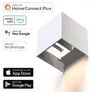 Hama 00176607 LED Wandlampe für innen und außen, WLAN, App- u. Sprachsteuerung, Weiß