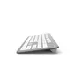 Hama 00182676 Funktastatur-/Maus-Set "KMW-700", Silber/Weiß, QWERTZ DE