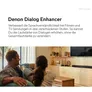 Denon DHT-S218 2.1 Soundbar mit Dolby Atmos, Subwoofer schwarz