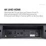 Denon DHT-S218 2.1 Soundbar mit Dolby Atmos, Subwoofer schwarz