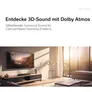 Denon DHT-S218 2.1 Soundbar mit Dolby Atmos, Subwoofer schwarz